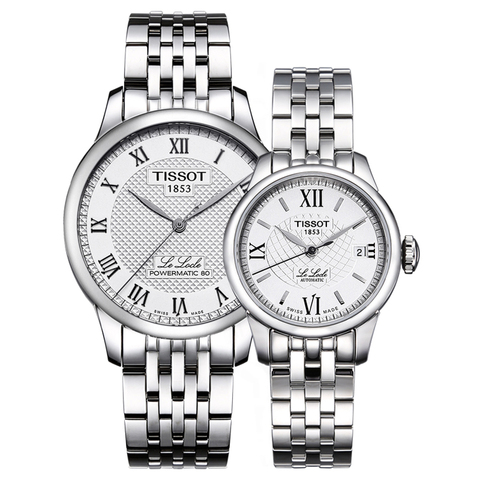 天梭TISSOT-力洛克系列 T006.407.11.033.00 、T41.1.183.33 情侣机械表