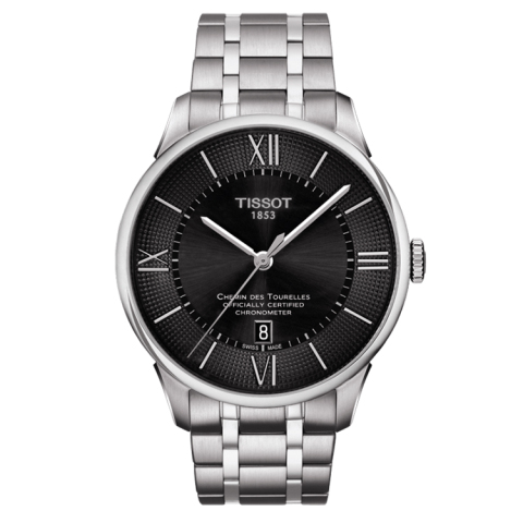 天梭TISSOT-杜鲁尔系列 T099.408.11.058.00 机械男表（天文台认证款）