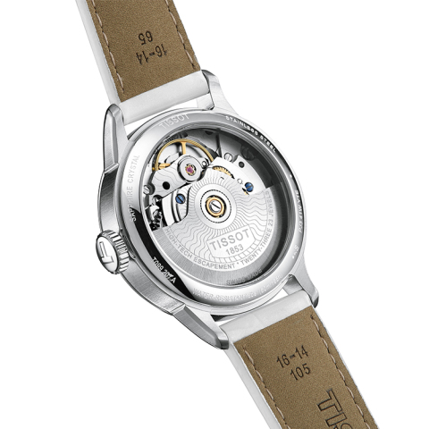 女神刘亦菲代言同款：天梭TISSOT-杜鲁尔系列 T099.207.16.116.00  自动机械女表