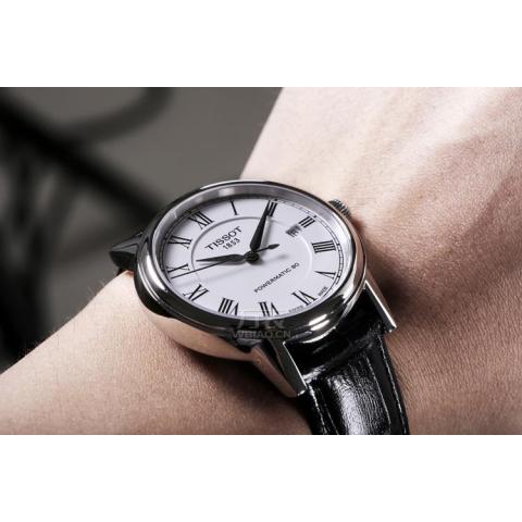 天梭TISSOT-卡森系列 T085.407.16.013.00、T085.207.16.013.00 机械情侣表