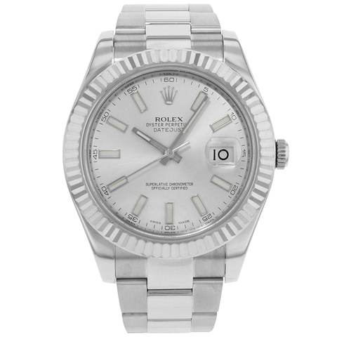 劳力士ROLEX-日志型系列列116334-72210银 机械男表