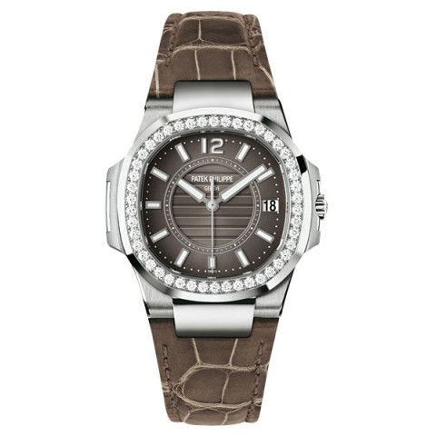 百达翡丽Patek Philippe-Nautilus系列 7010G-010 女士石英表
