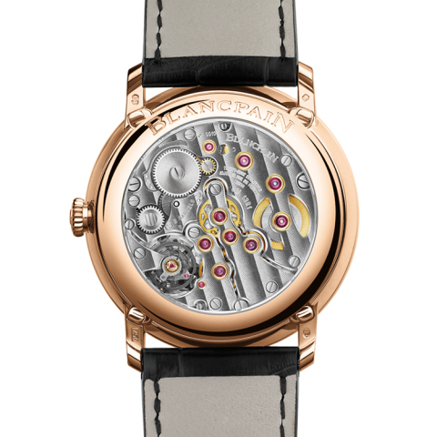 宝珀Blancpain-villeret系列 6614-3637-55B 男士手动机械表