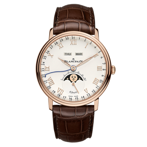 宝珀Blancpain-Villeret系列 6639-3642-55B 自动机械表