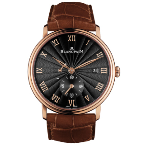 宝珀Blancpain-villeret系列 6606-3630-55B 男士手动机械表
