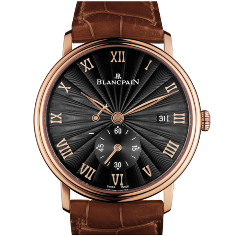 宝珀Blancpain-villeret系列 6606-3630-55B 男士手动机械表