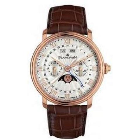 宝珀Blancpain-Villeret系列 6685-3642-55B 男士自动机械表