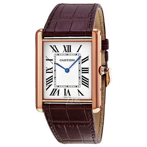 卡地亚Cartier-TANK系列 W1560017 男士手动机械表